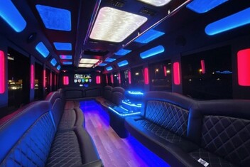 Palm Bay Limousine Bus Interior