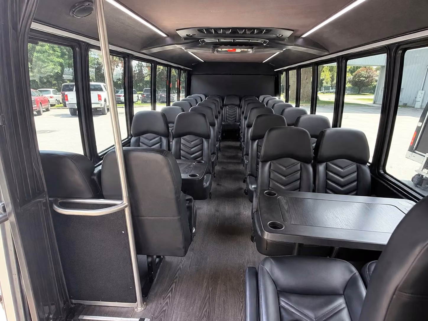18 passenger minibus interior