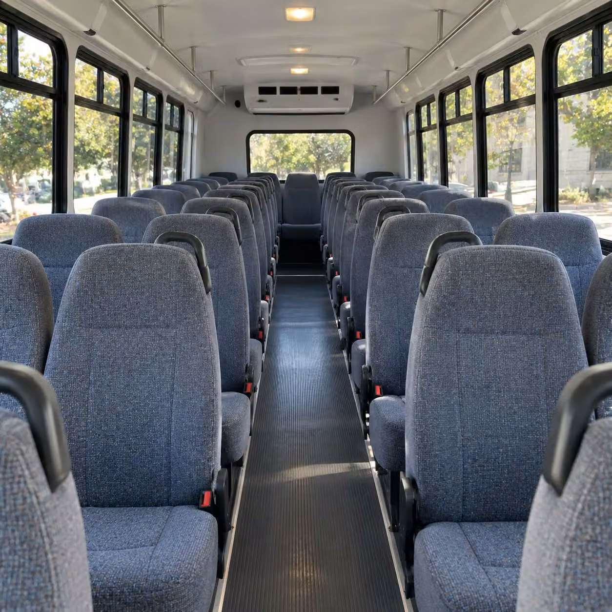 28 passenger minibus inside
