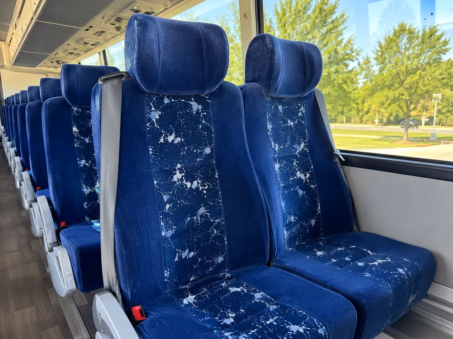 palm bay charter bus interior
