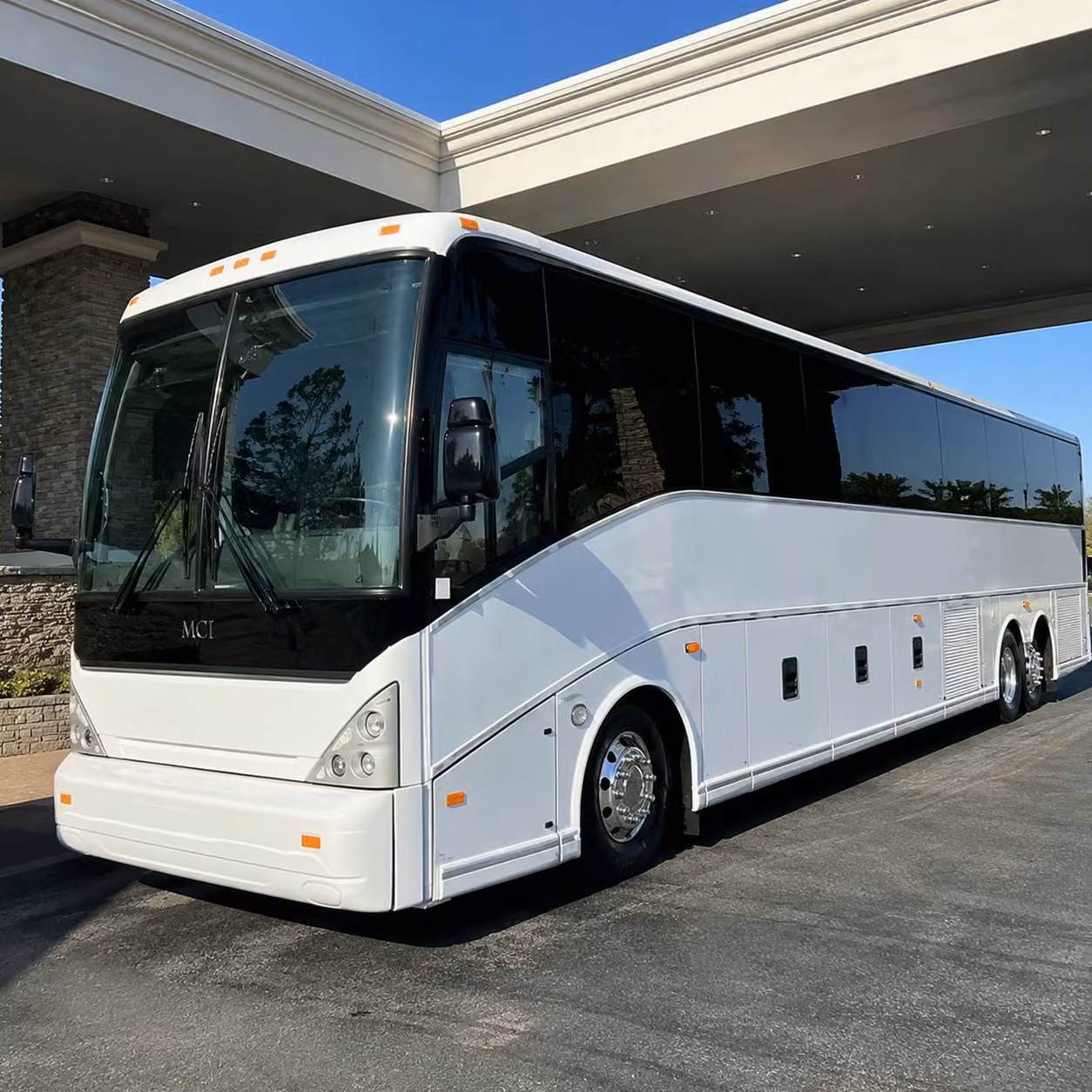 palm bay charter bus rental exterior