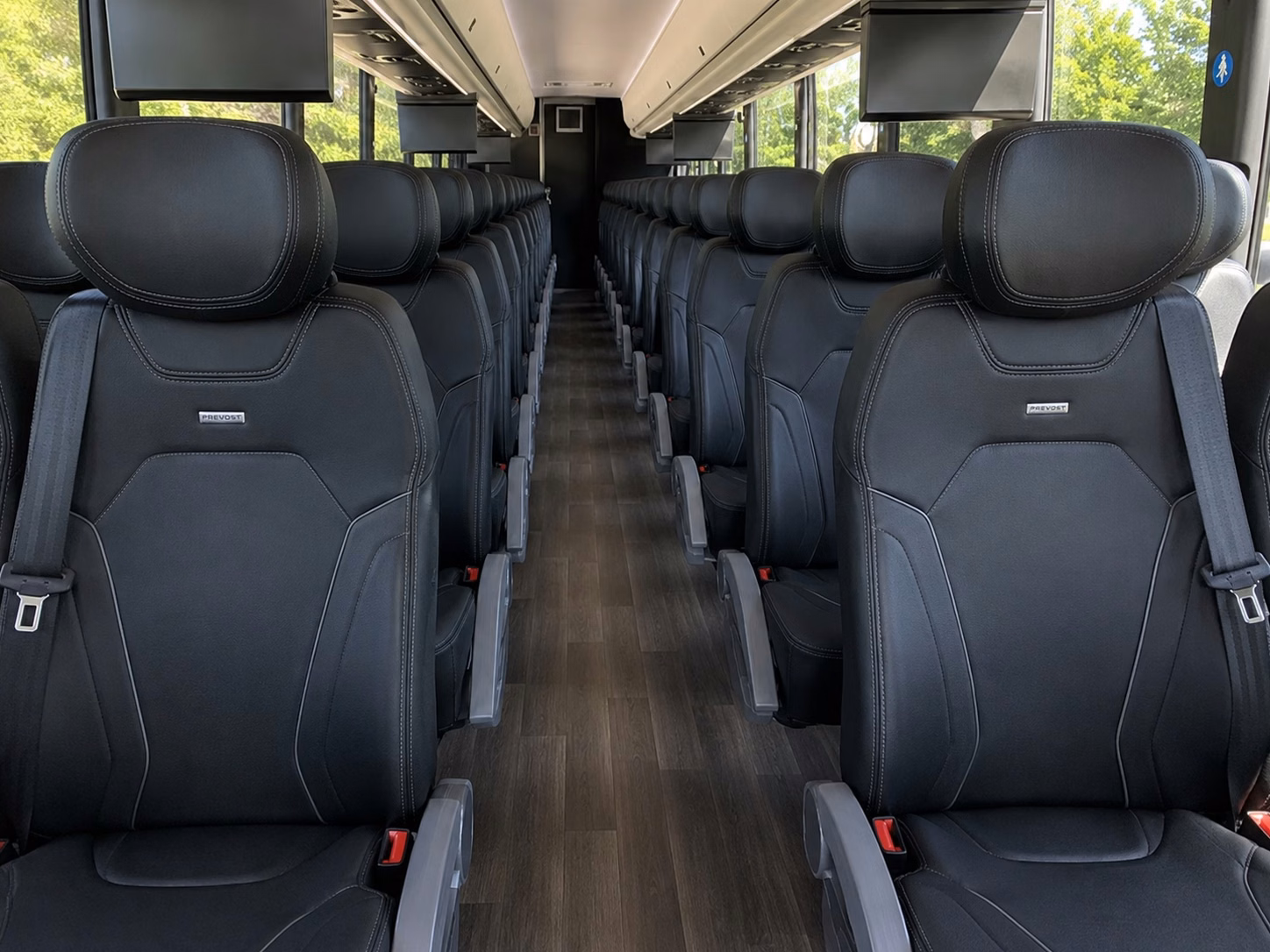 palm bay charter bus rental inside